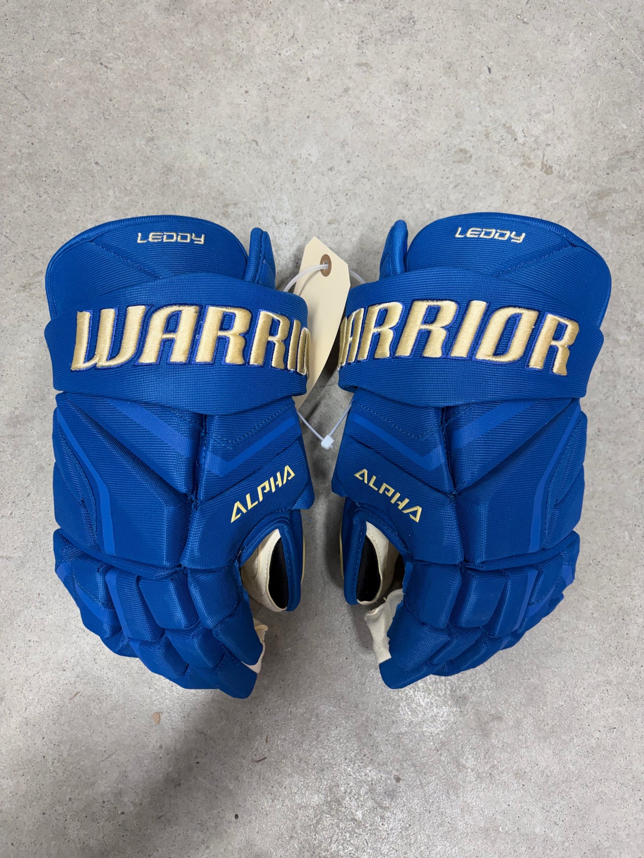 13” Warrior ALPHA Pro Hockey Gloves (New) Pro Stock