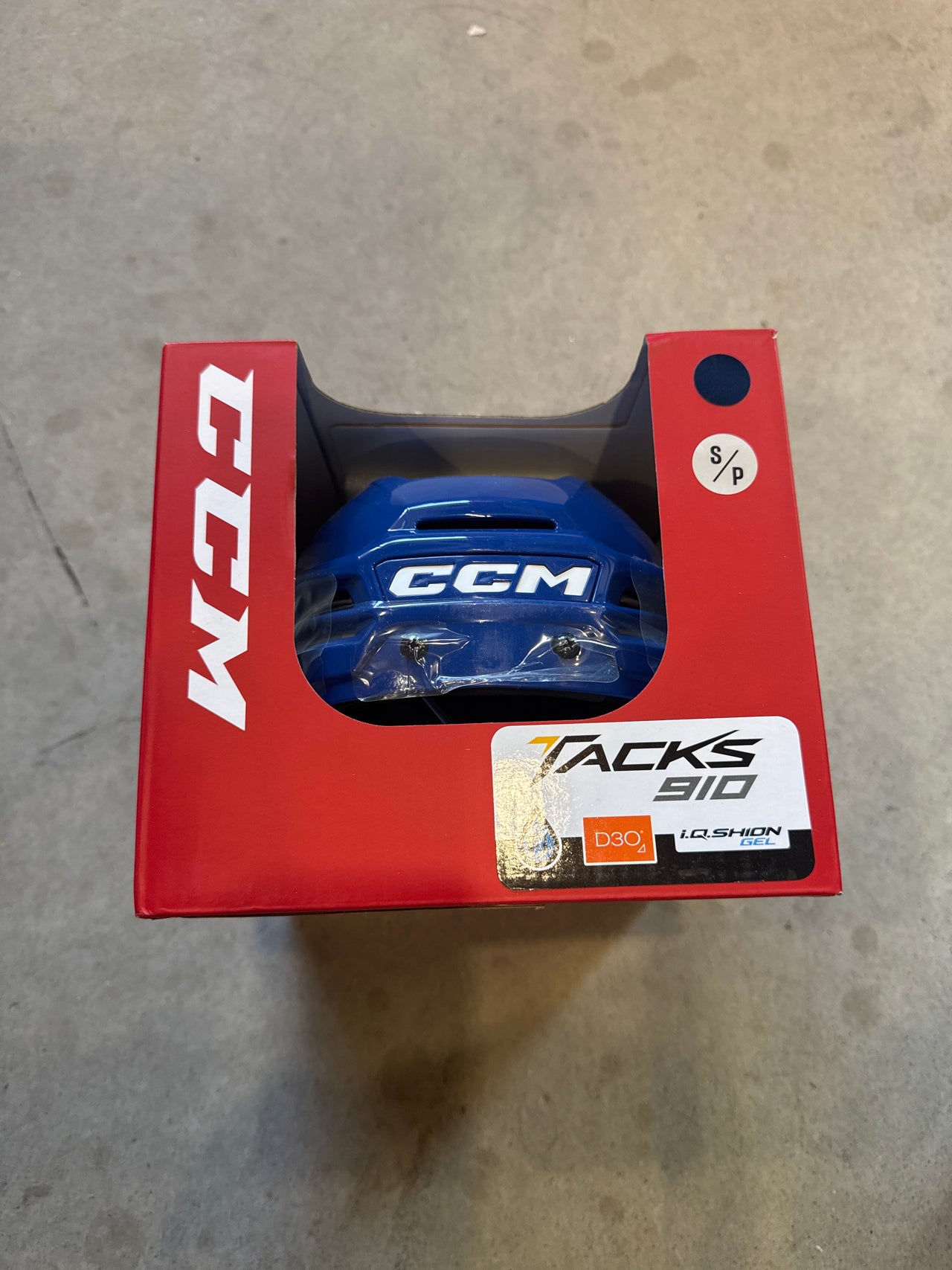 Small CCM Tacks 910 Blue Toronto Maple Leafs Helmet New