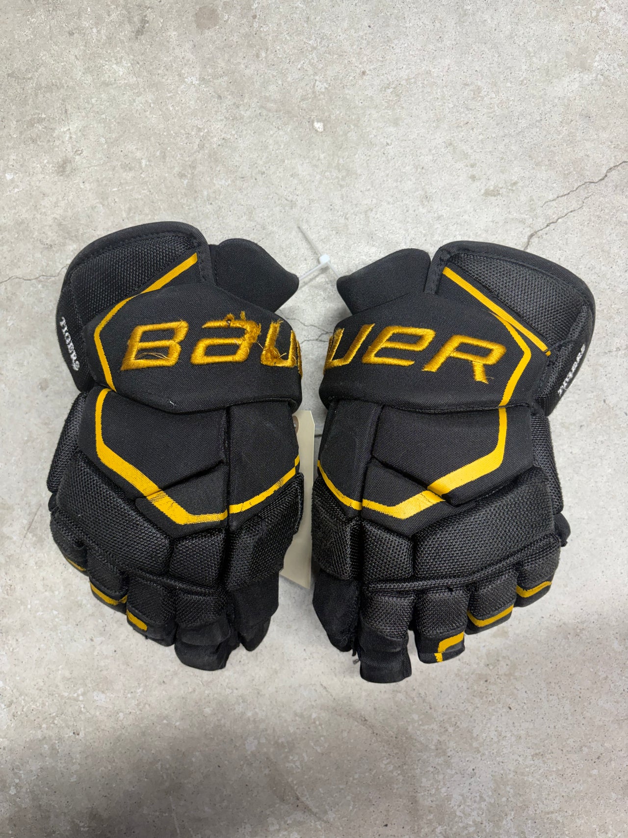 14” Bauer Supreme 2s Pro Gloves NCAA Colorado College Pro Stock Used