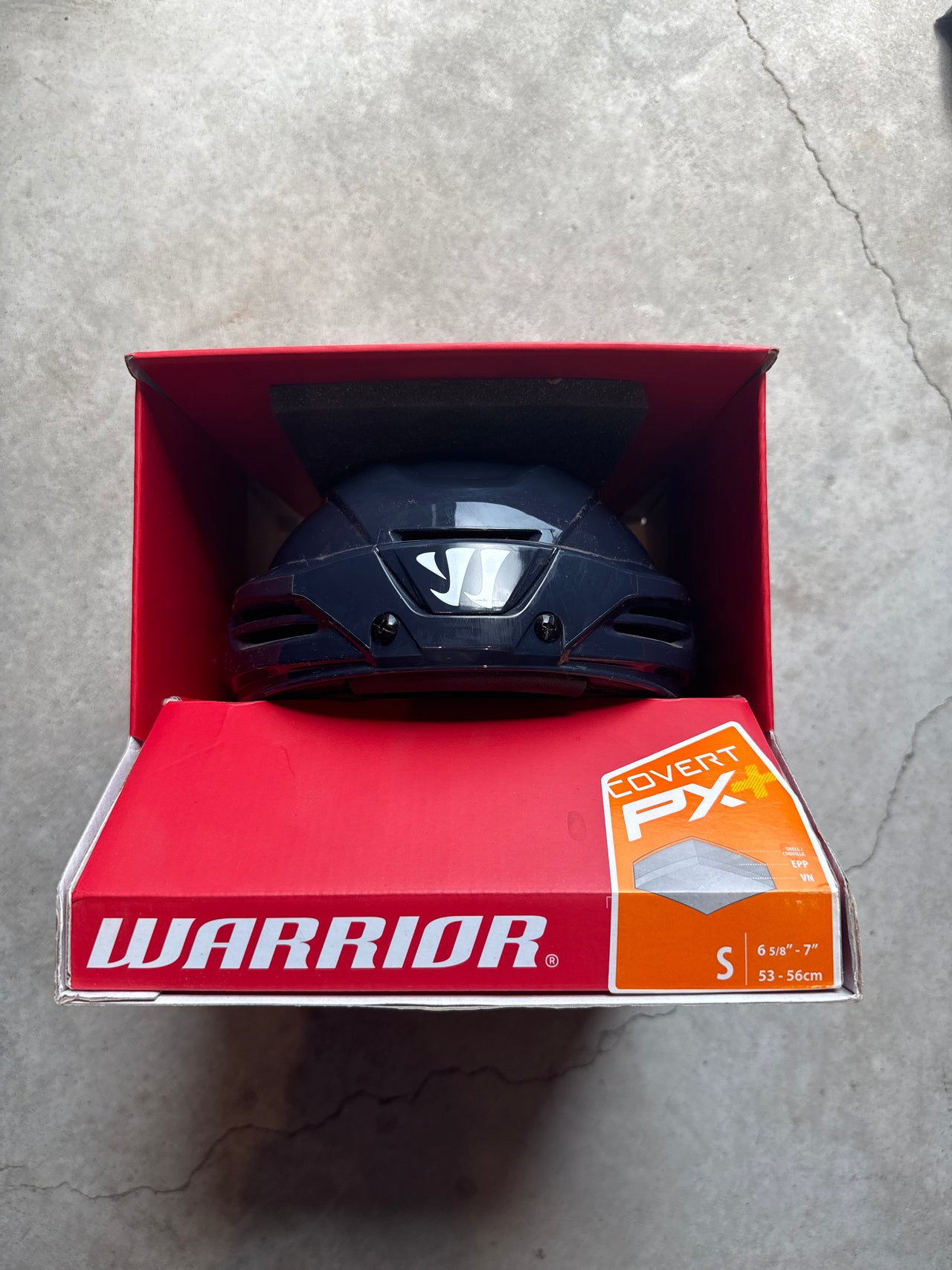 Small Warrior Covert PX+ Columbus Blue Jackets Helmet New