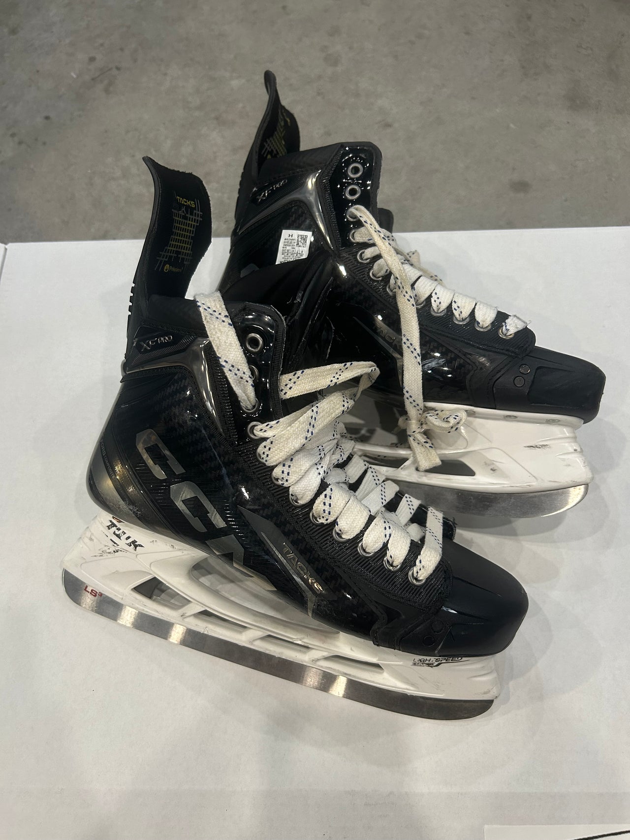 CCM XF Pro Skate Used Size 11.5 Regular Width Victor Hedman NHL Pro Stock