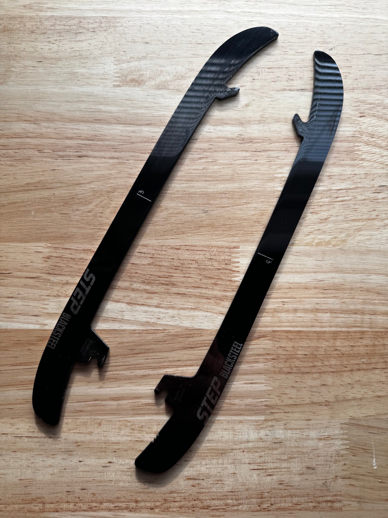 263mm CCM Step BlackSteel Used NHL Pro Stock Steel (Blade/Runner)