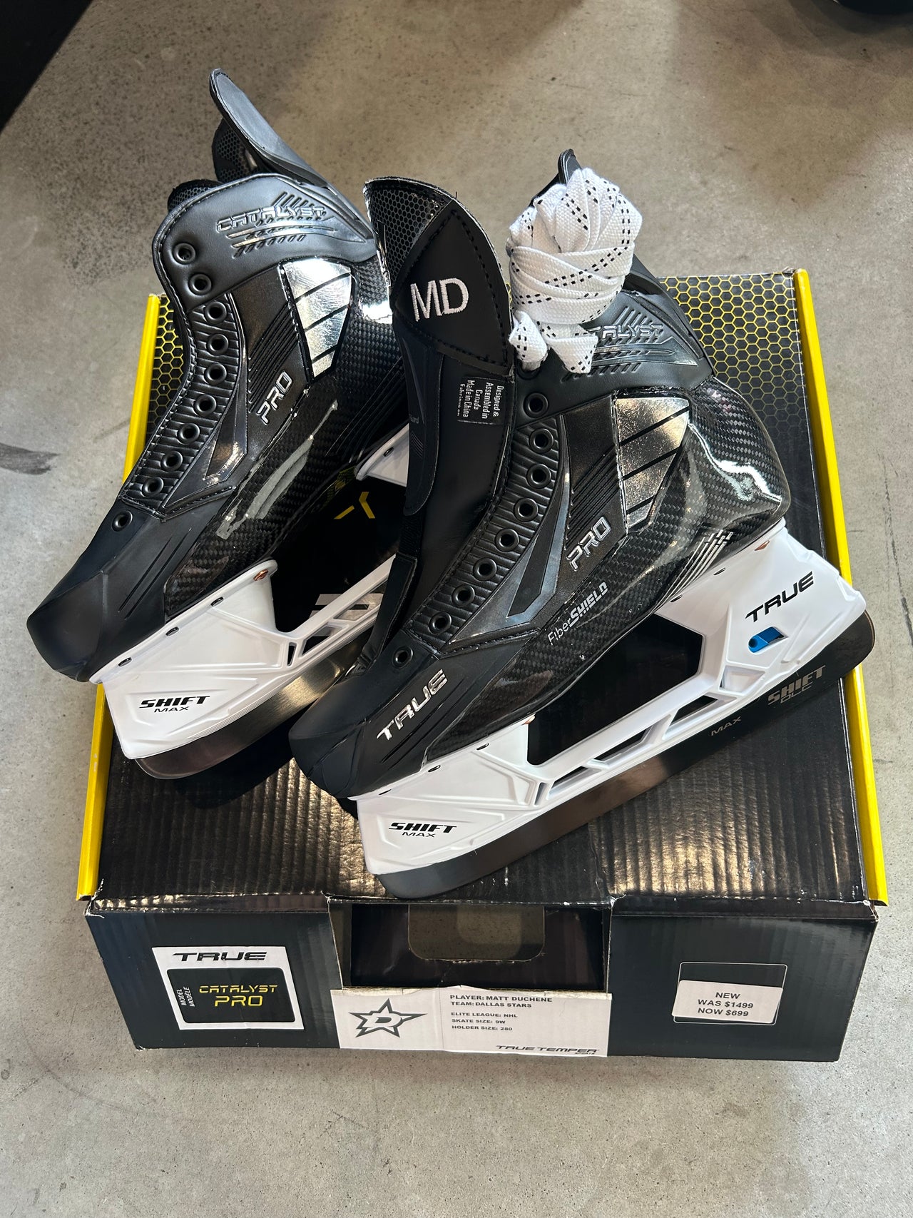 True Catalyst Pro Skate Size 9 New Wide Width Matt Duchene Pro Stock