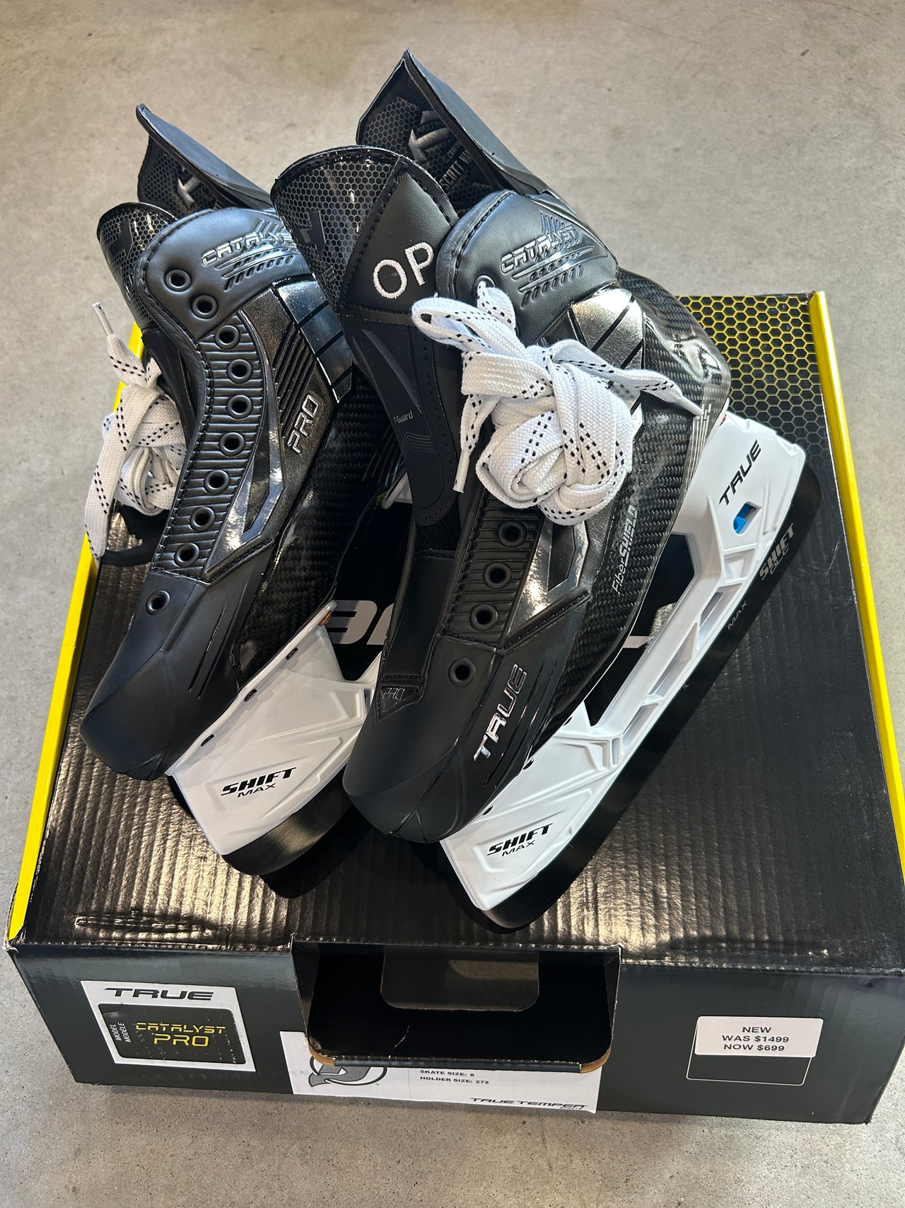 True Catalyst Pro Skate Size 8 New Regular Width Ondrej Palat Pro Stock