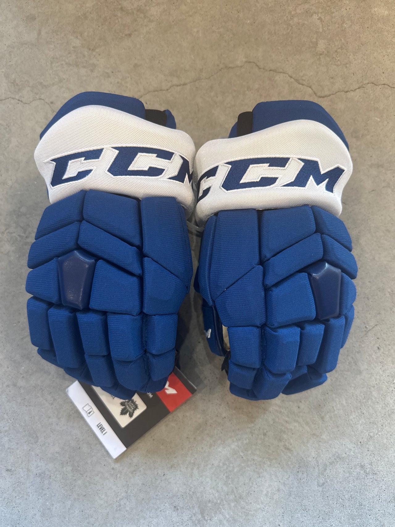 14” CCM HGTKXP Custom Pro Toronto Maple Leafs Hockey Gloves New