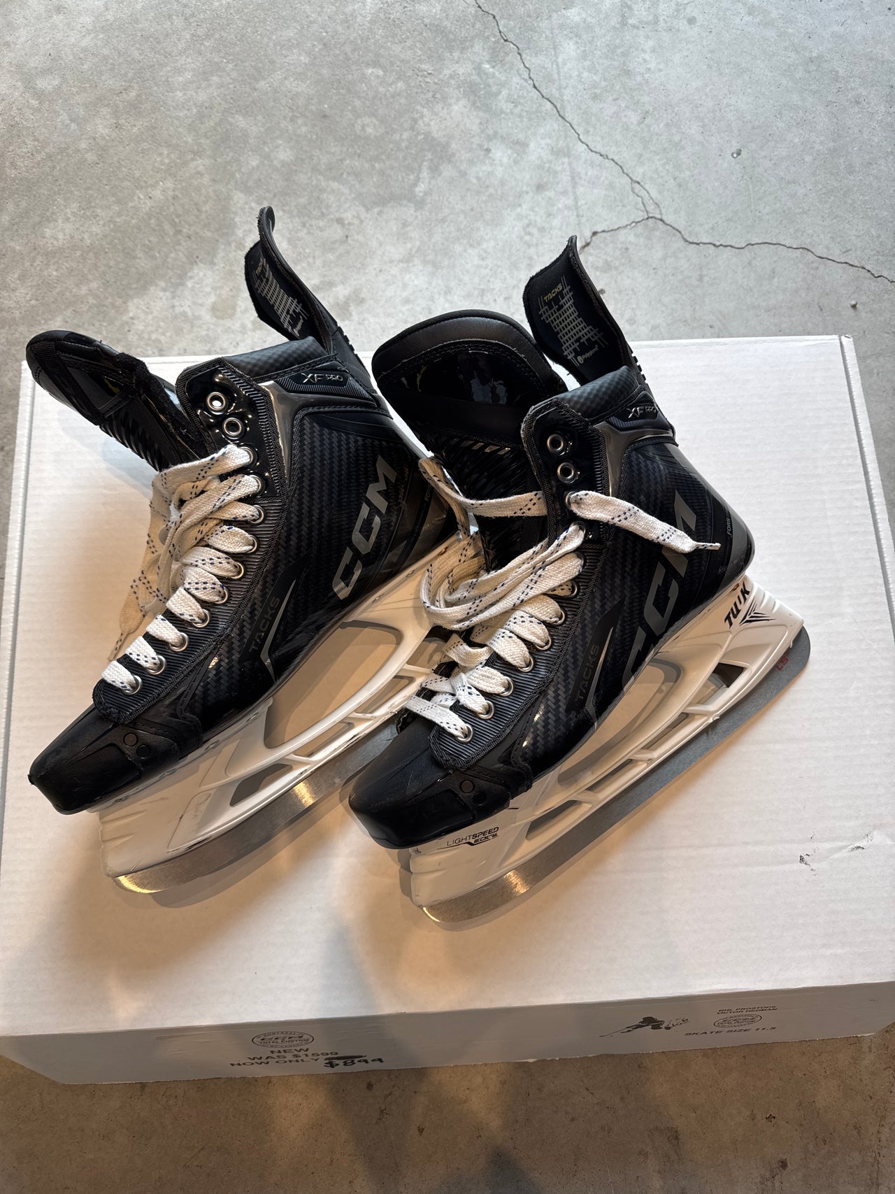 CCM XF Pro Skate New Size 11.5 Regular Width Victor Hedman NHL Pro Stock
