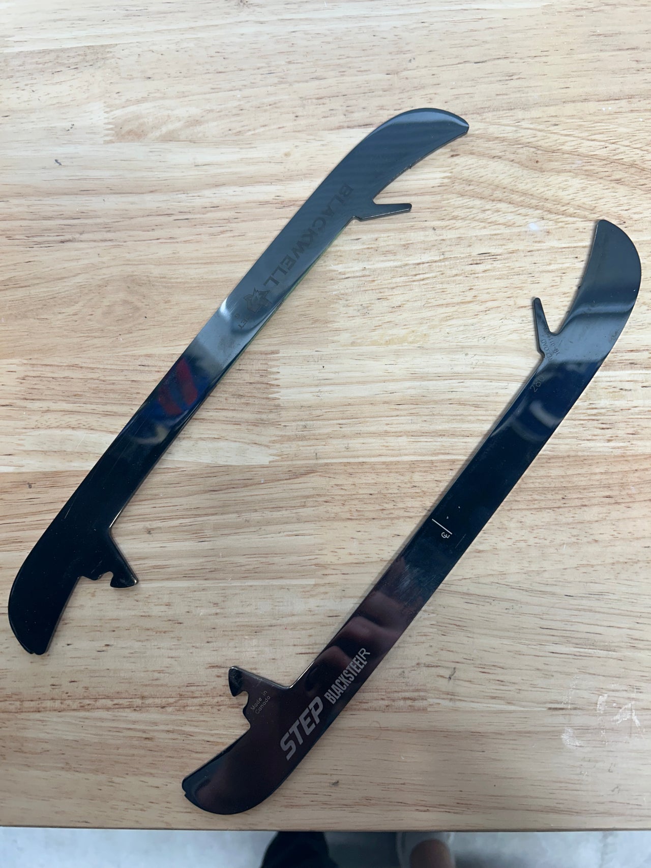 280mm CCM Step BlackSteel Used NHL Pro Stock Steel (Blade/Runner)