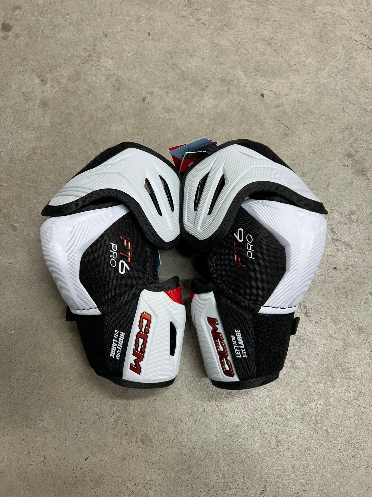 CCM FT6 Pro Senior Large Elbow Pads Pro Stock (New) Nashville Predators