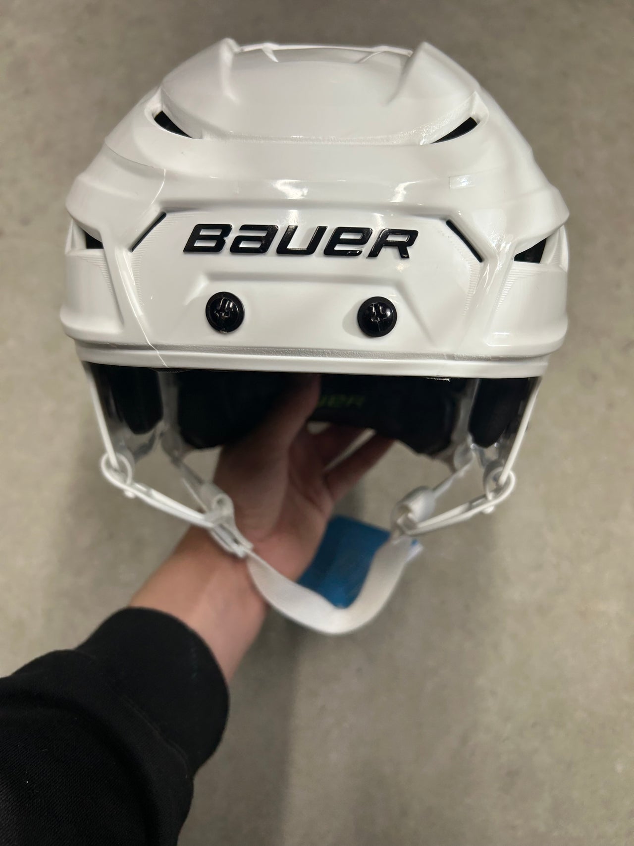 Medium/Large Bauer HyperLite White Team USA Helmet New