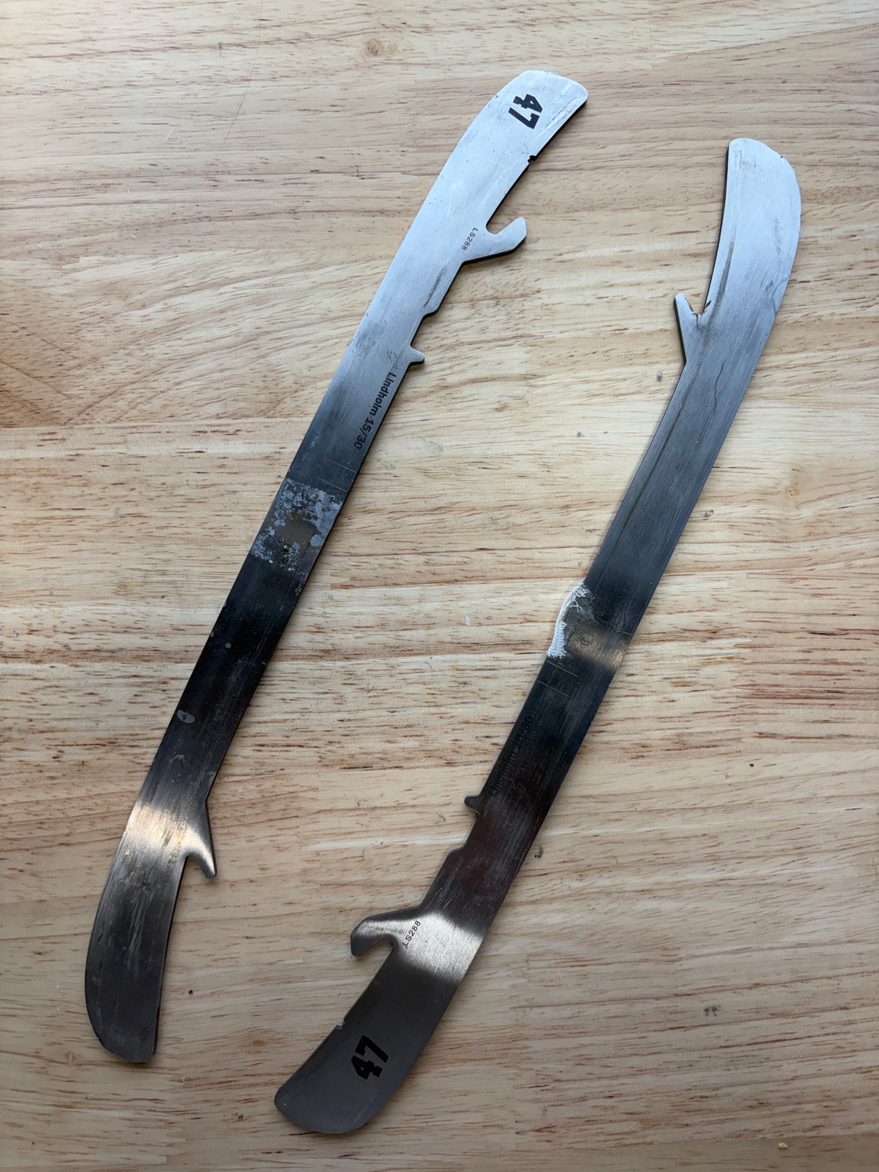 288mm Bauer LS Pulse SS NHL Pro Stock Used Steel (Blade/Runner)