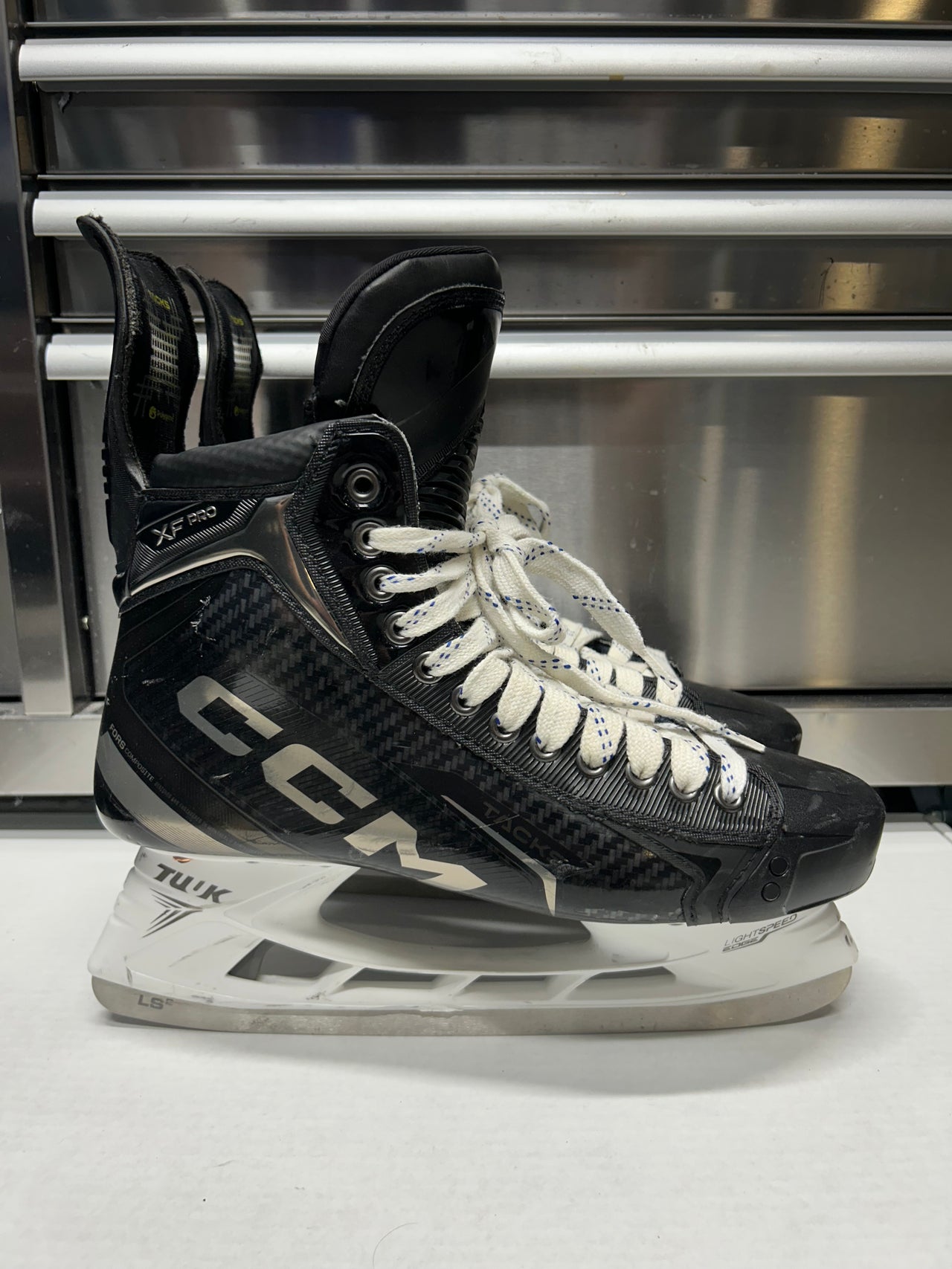 CCM XF Pro Skate Used Size 11.5 Regular Width Victor Hedman NHL Pro Stock