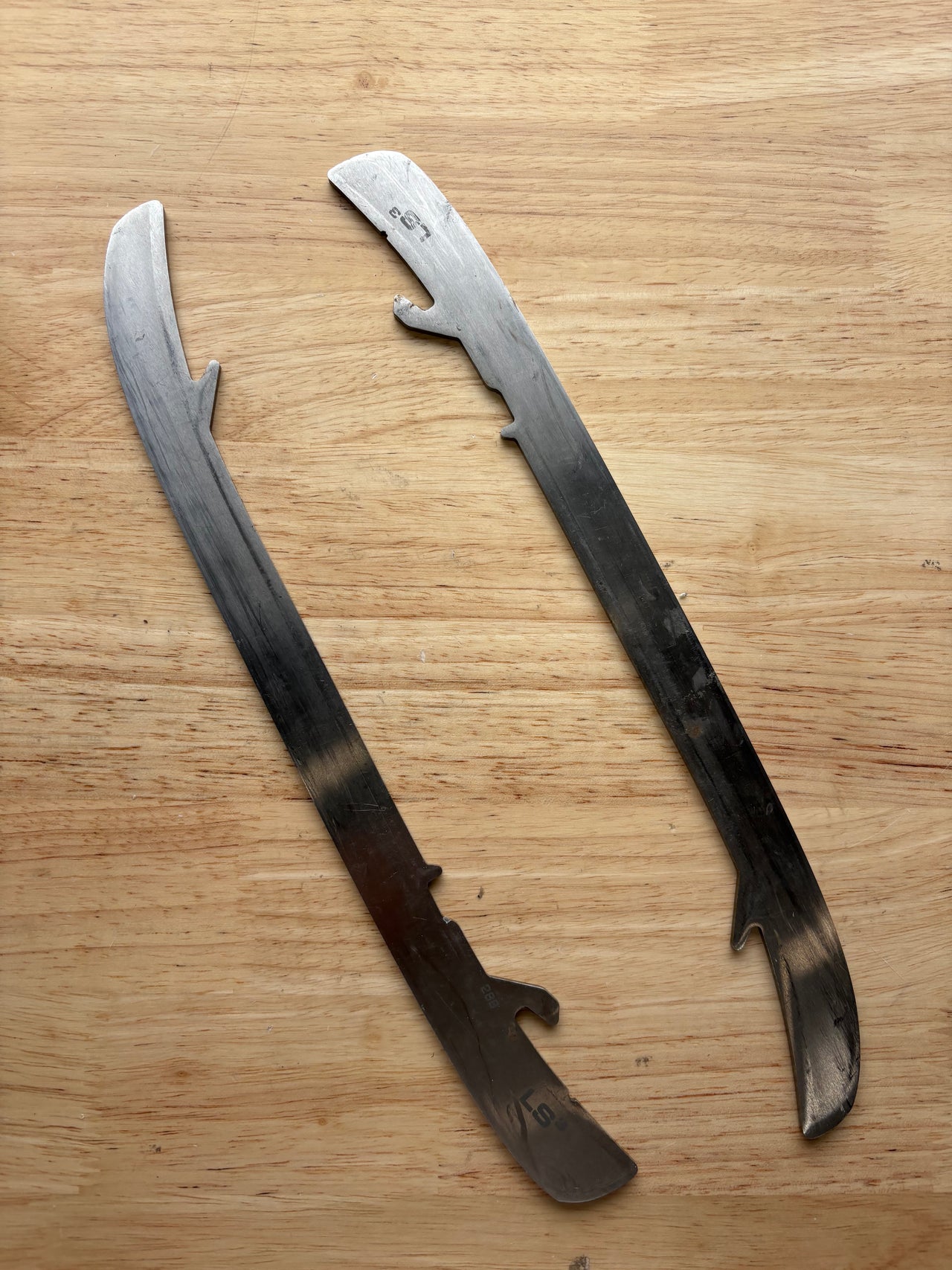 288mm Bauer LS3 NHL Pro Stock Used Steel (Blade/Runner)