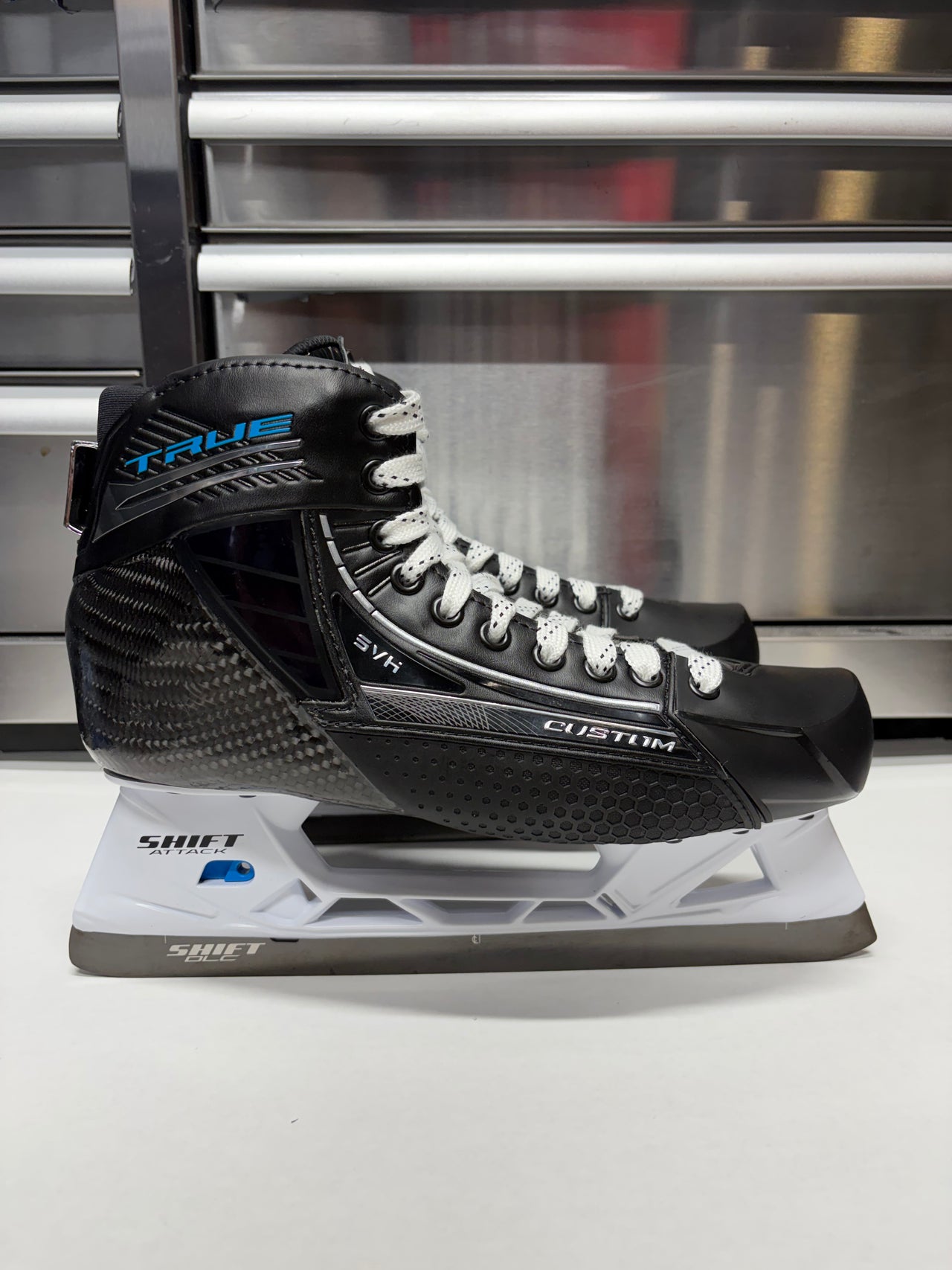 True SVH Two Piece Custom Pro Goalie Skate Size 10 Regular Width (New) NHL Pro Stock
