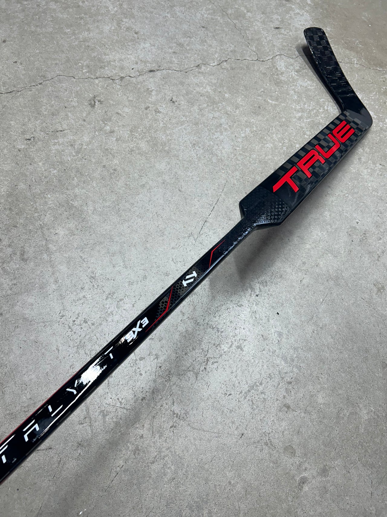 Left Hand 25” True 9X3 Catalyst Pro Stock Goalie Stick