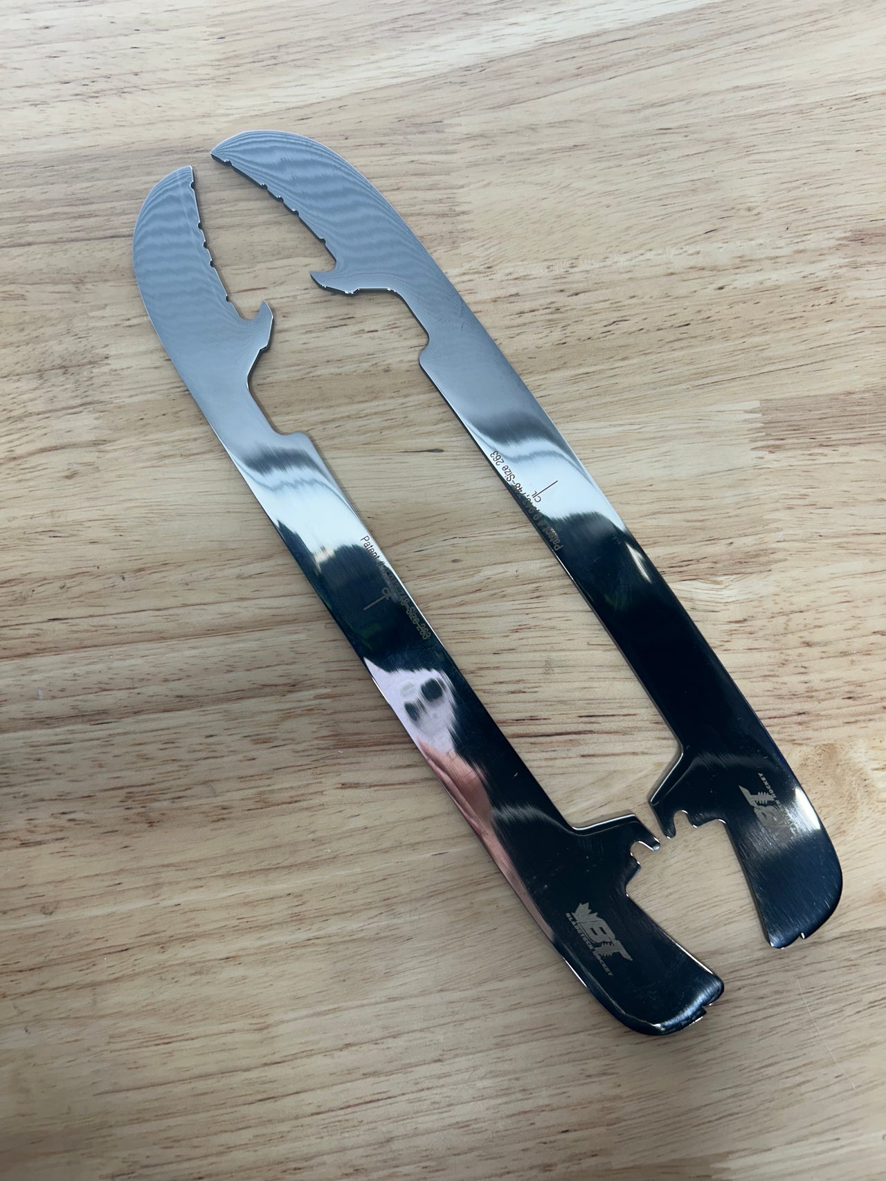 263mm BladeTech (Fits CCM XS) Step Black Steel Equivalent PWHL Pro Stock (New)