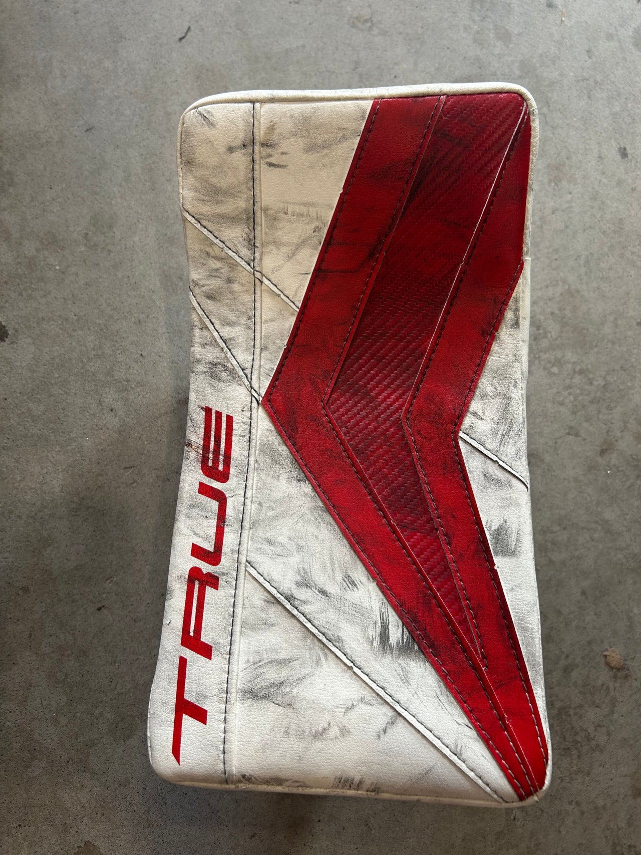 True Catalyst Px3 Goalie Blocker Miami Univ. Pro Stock Used