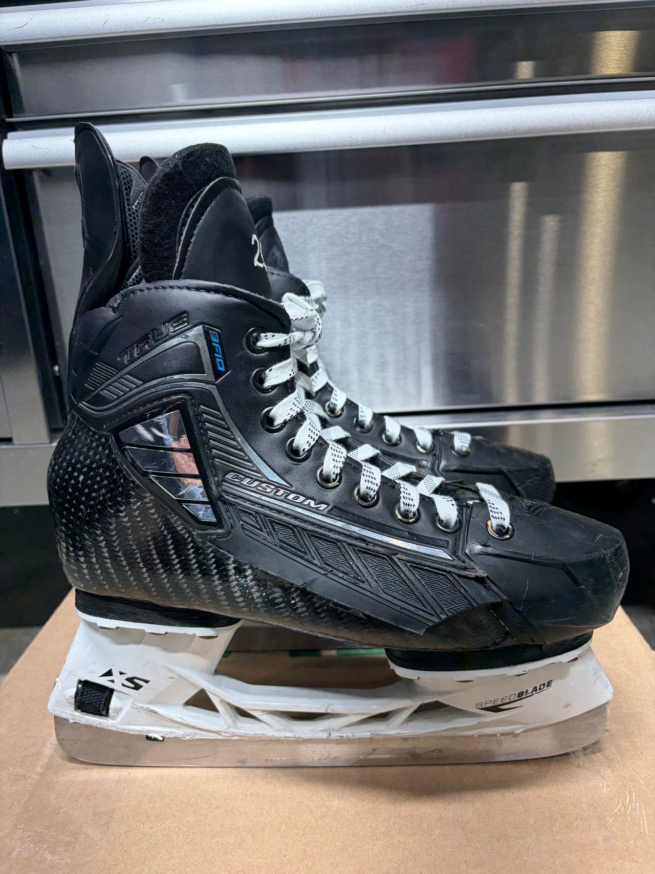 True SVH Custom Pro Skate Size 7 Regular Width (Used) QMJHL Pro Stock