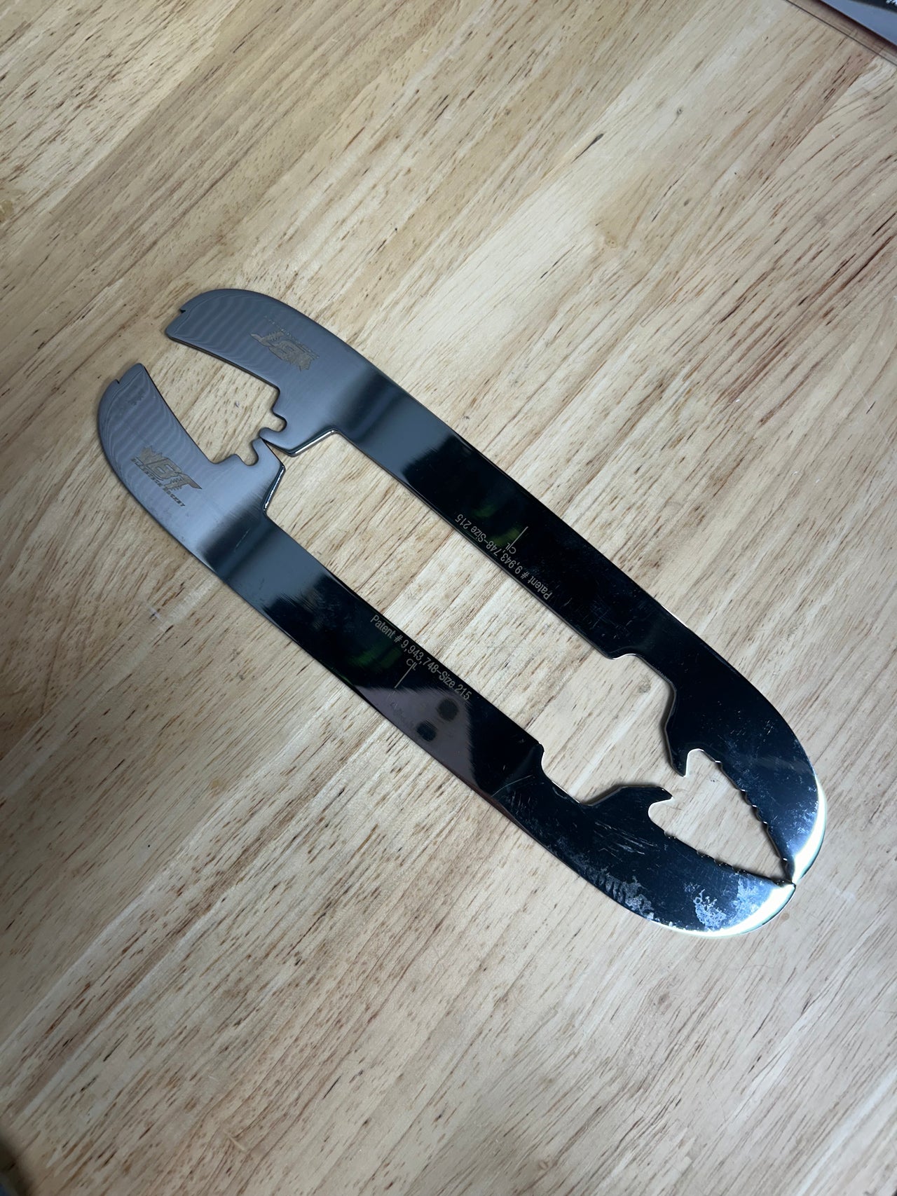 215 mm BladeTech (Fits CCM XS) Step Black Steel Equivalent PWHL Pro Stock