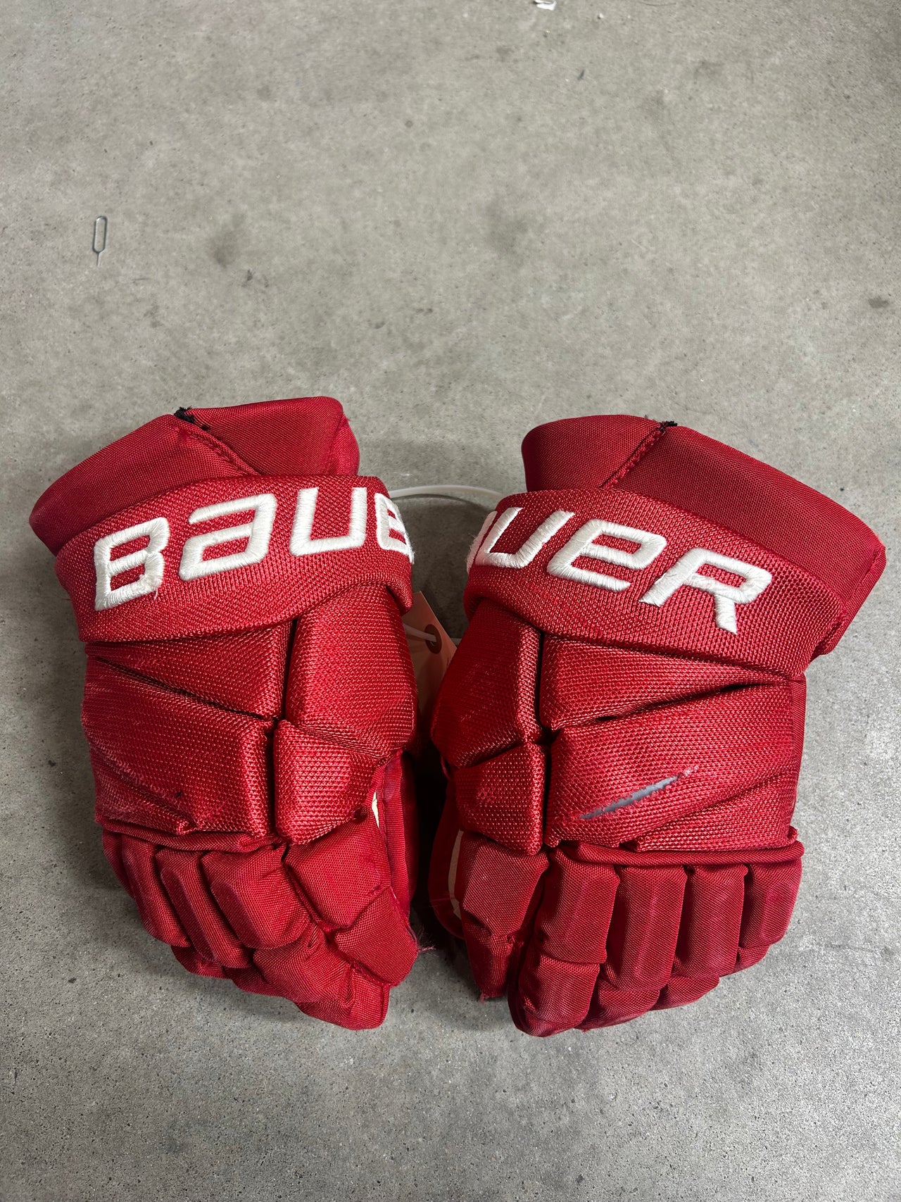 13” Bauer Vapor 2x Pro Gloves Miami University Pro Stock Used