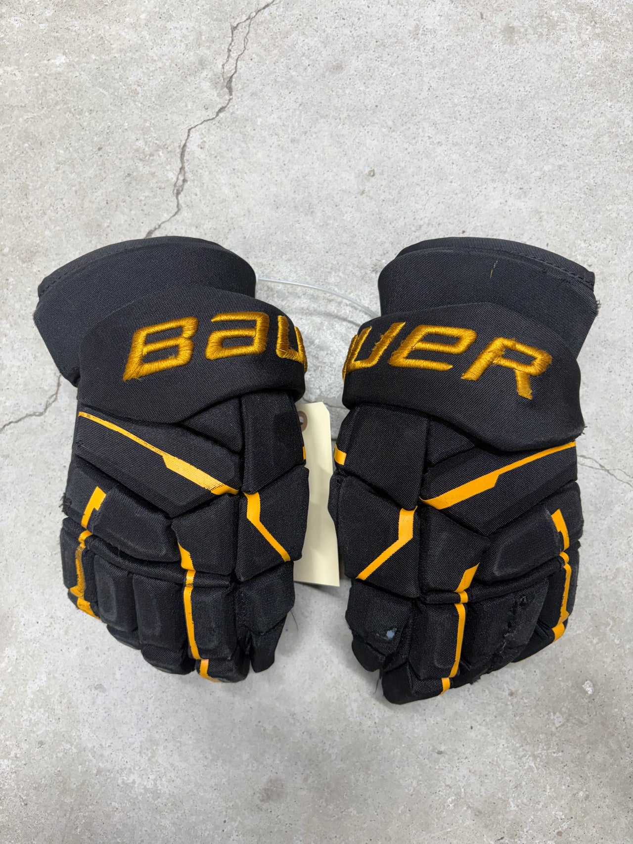 13” Bauer Mach Gloves NCAA Colorado College  Pro Stock