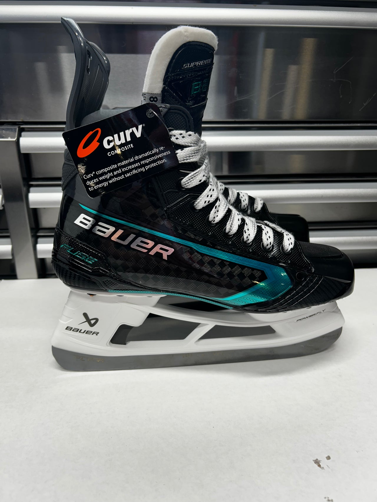 Bauer Supreme Fuse Skate Size 8.5 FIT 2 (New) W/ Steel NHL Pro Stock