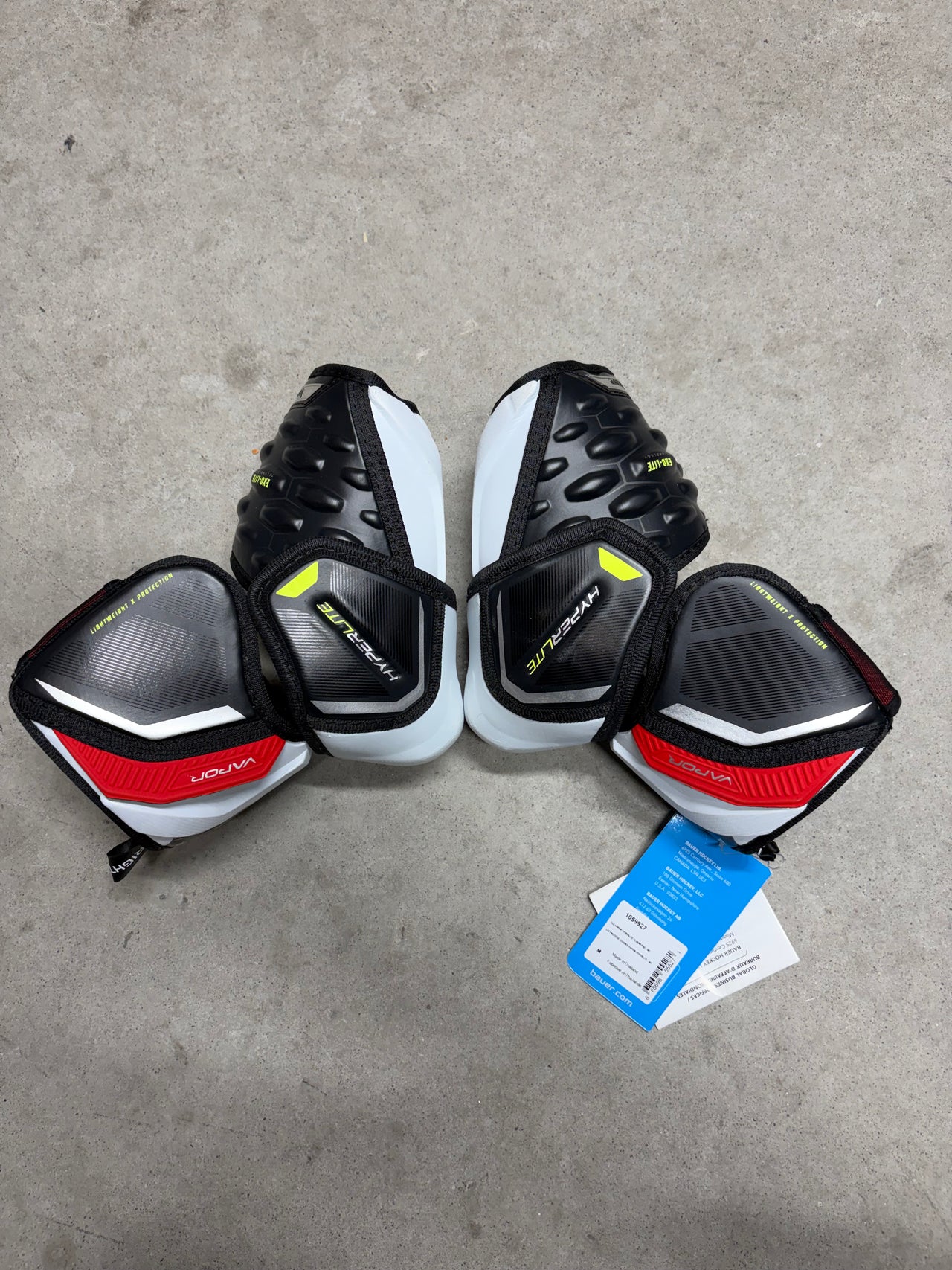 Bauer Hyperlite Intermediate Medium Elbow Pads Pro Stock (New)