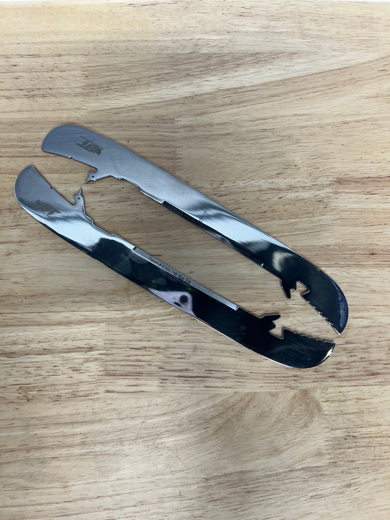 238mm BladeTech (Fits CCM XS) Step Black Steel Equivalent PWHL Pro Stock (New)