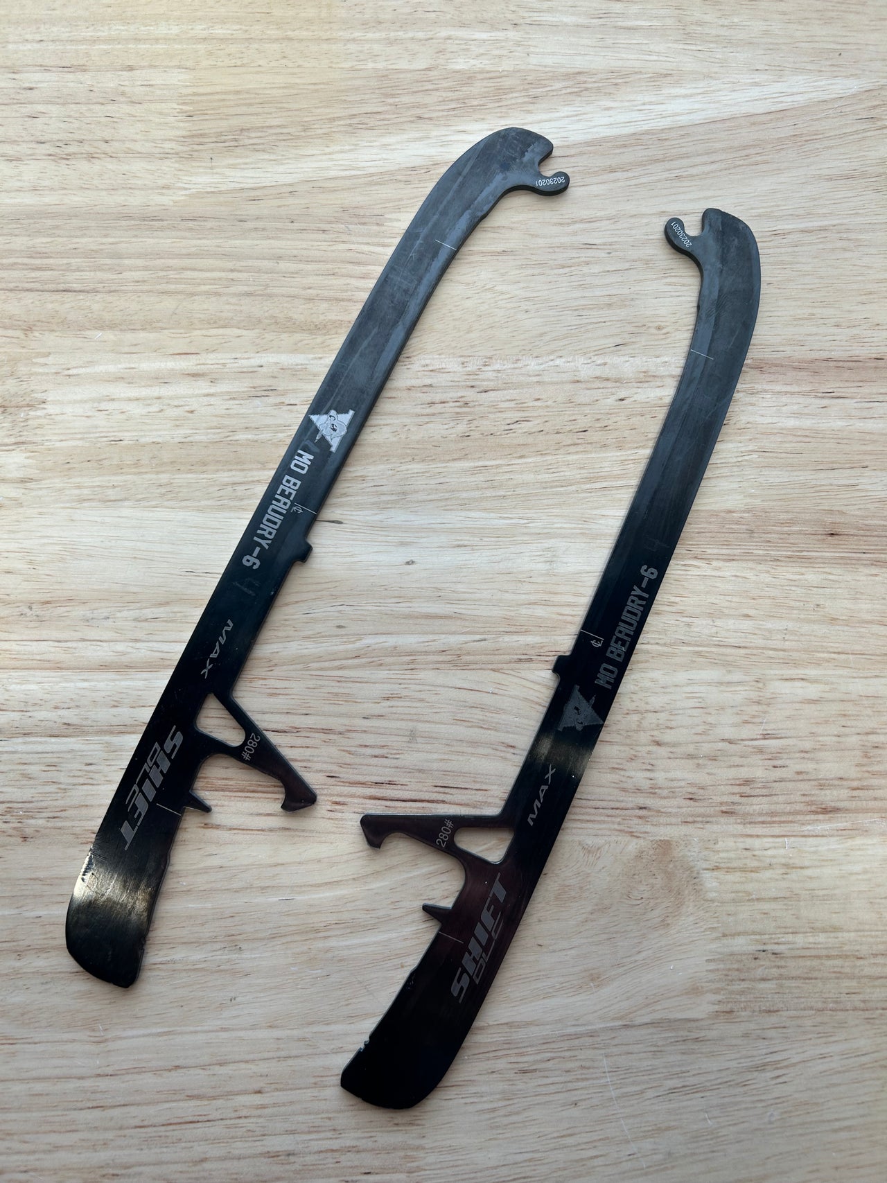 Size 280mm True Shift DLC BlackSteel Used NHL Pro Stock Steel (Blade/Runner)
