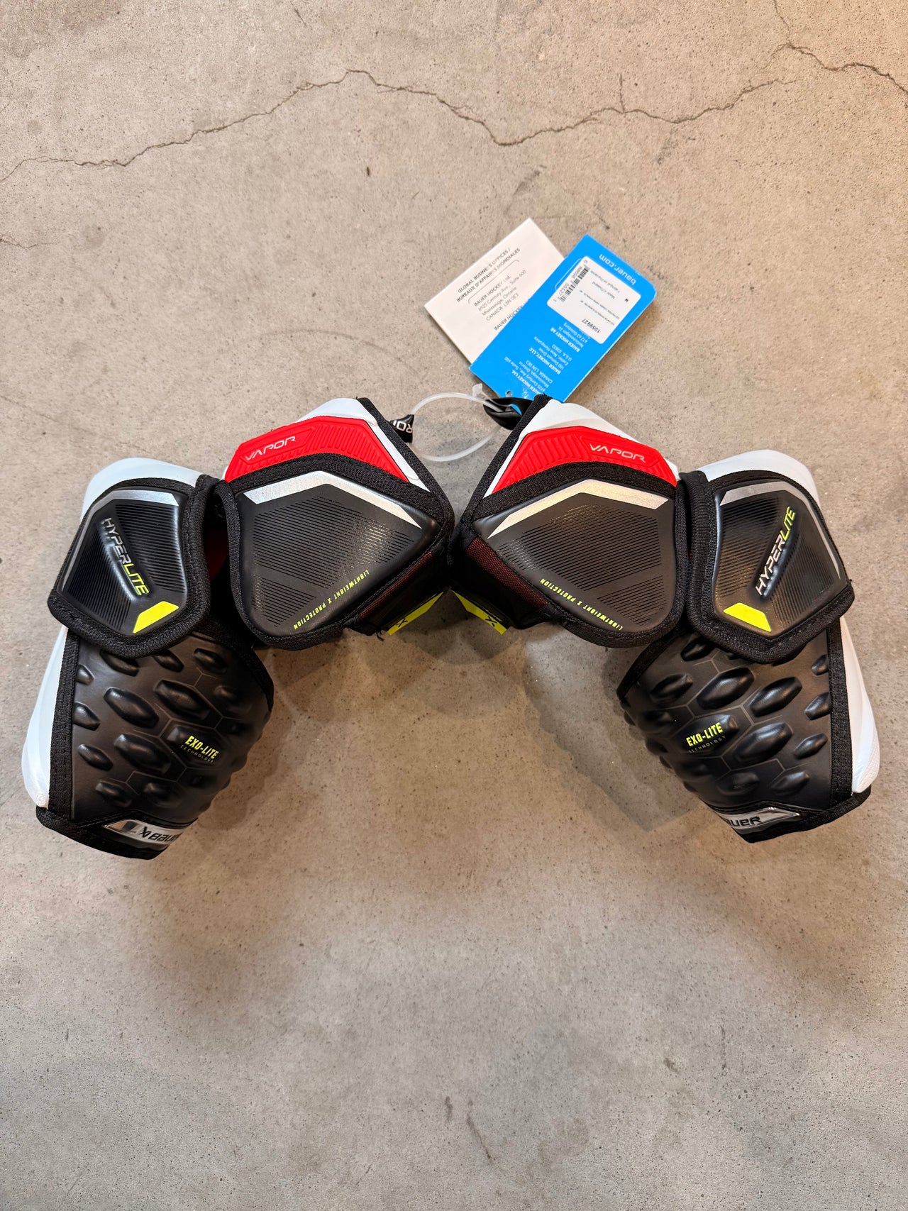 Bauer Hyperlite Intermediate Medium Elbow Pads Pro Stock New