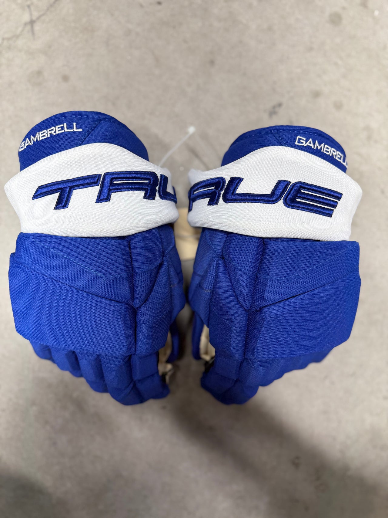 14” True Catalyst 9X Pro Stock Hockey Gloves Toronto Maple Leafs (New)