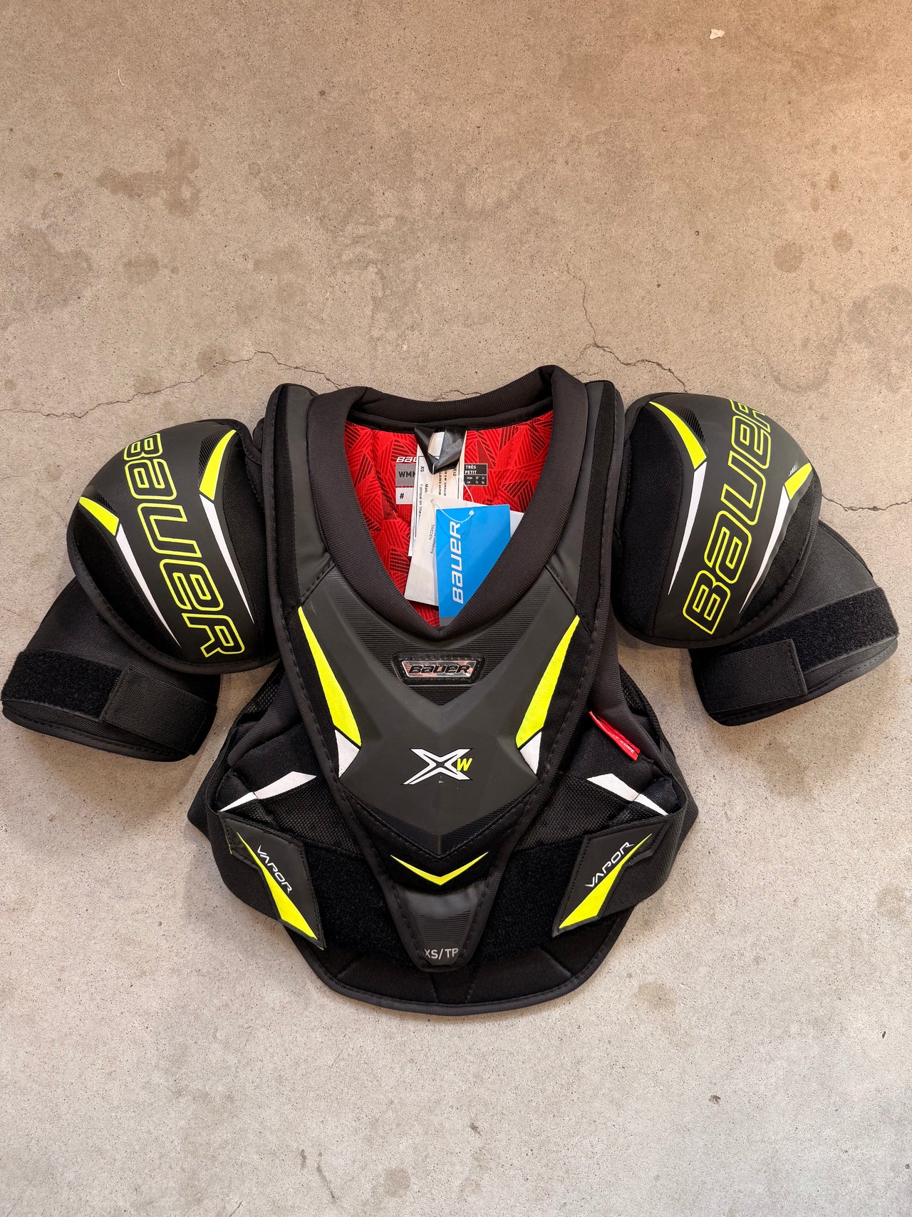 Extra Small Bauer Vapor X Pro Stock Shoulder Pads New