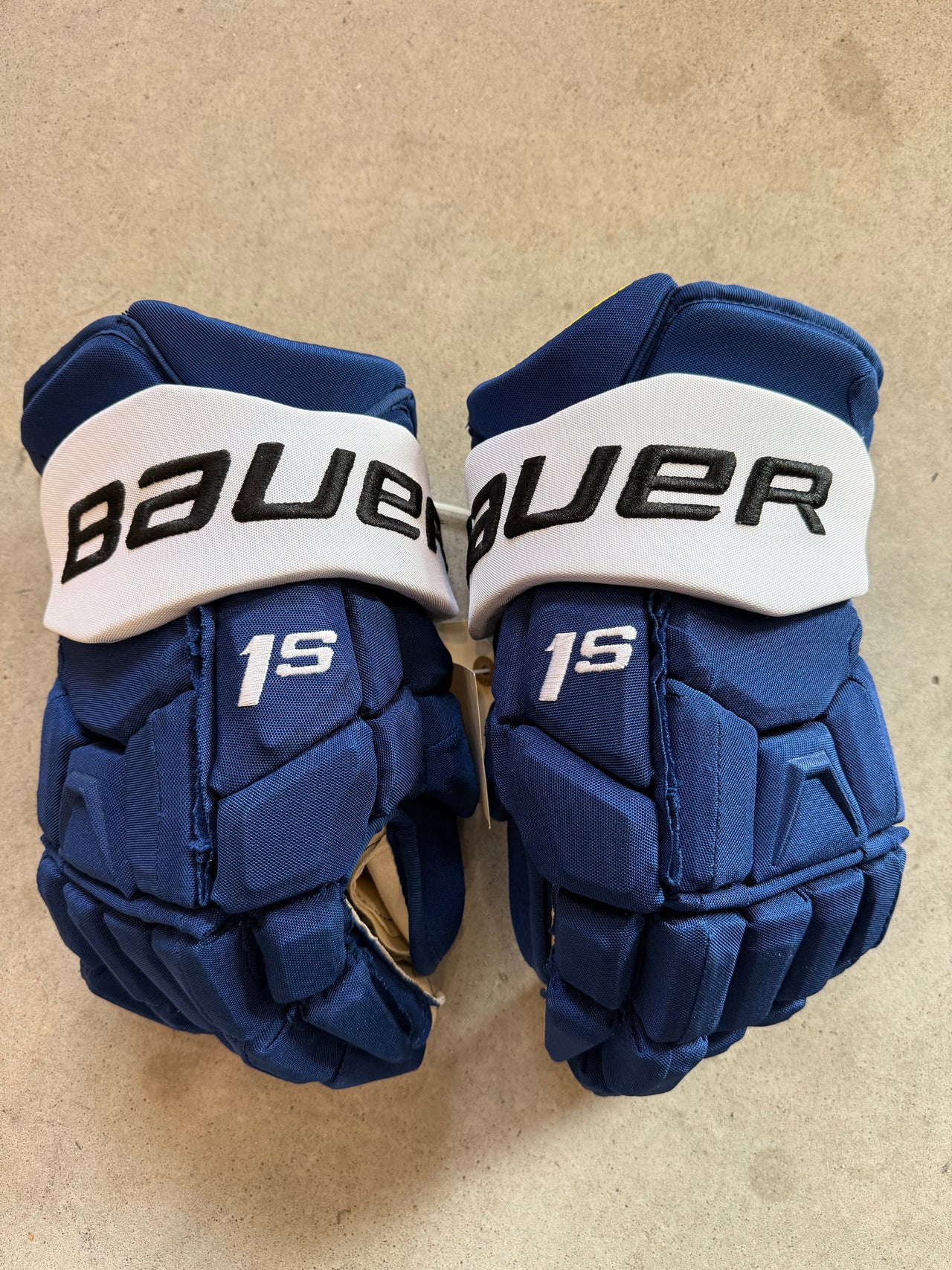 15” Bauer 1S Custom Tampa Bay Lightning Hockey Gloves New