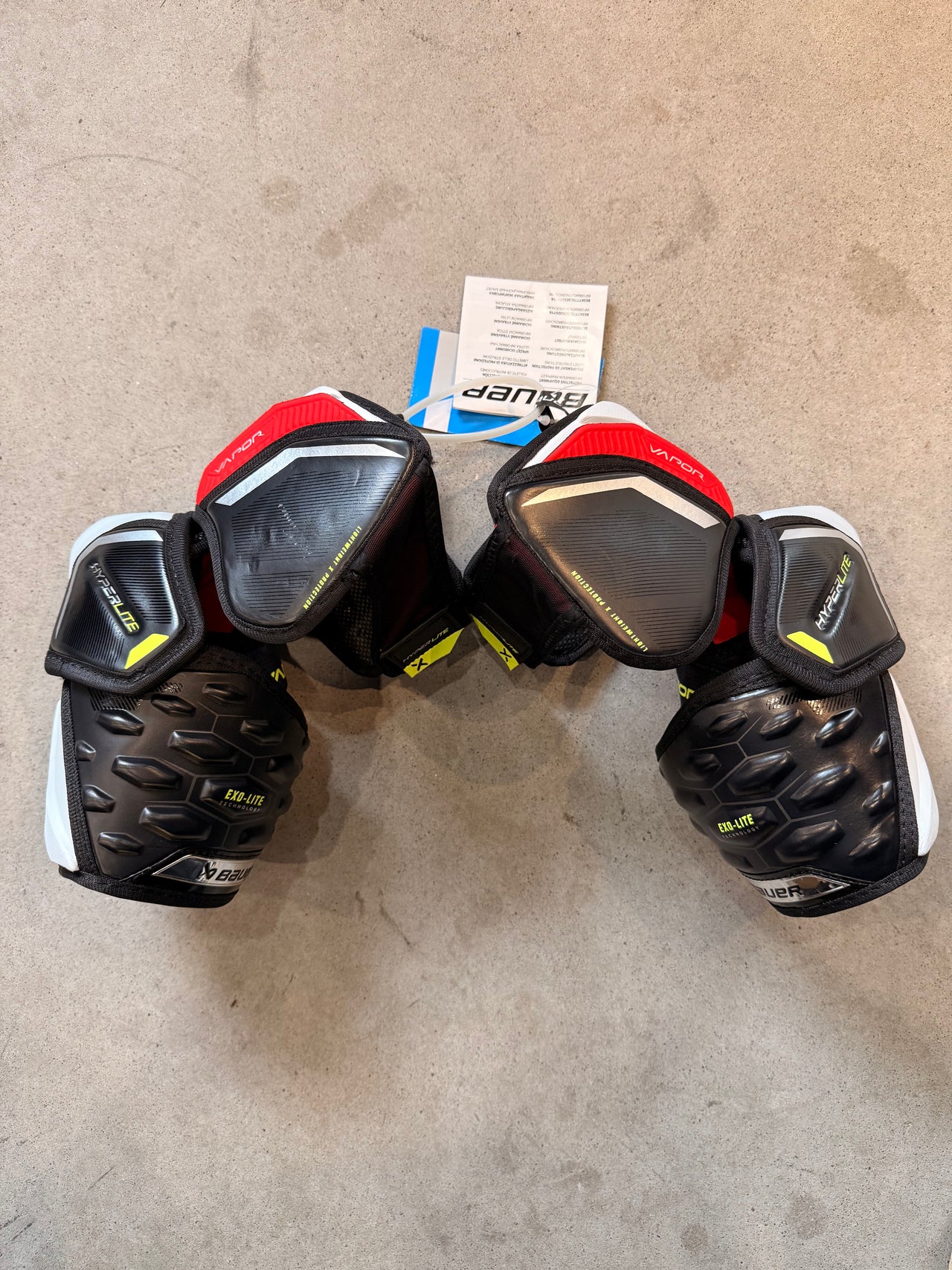 Bauer Hyperlite Intermediate Large Elbow Pads Pro Stock New