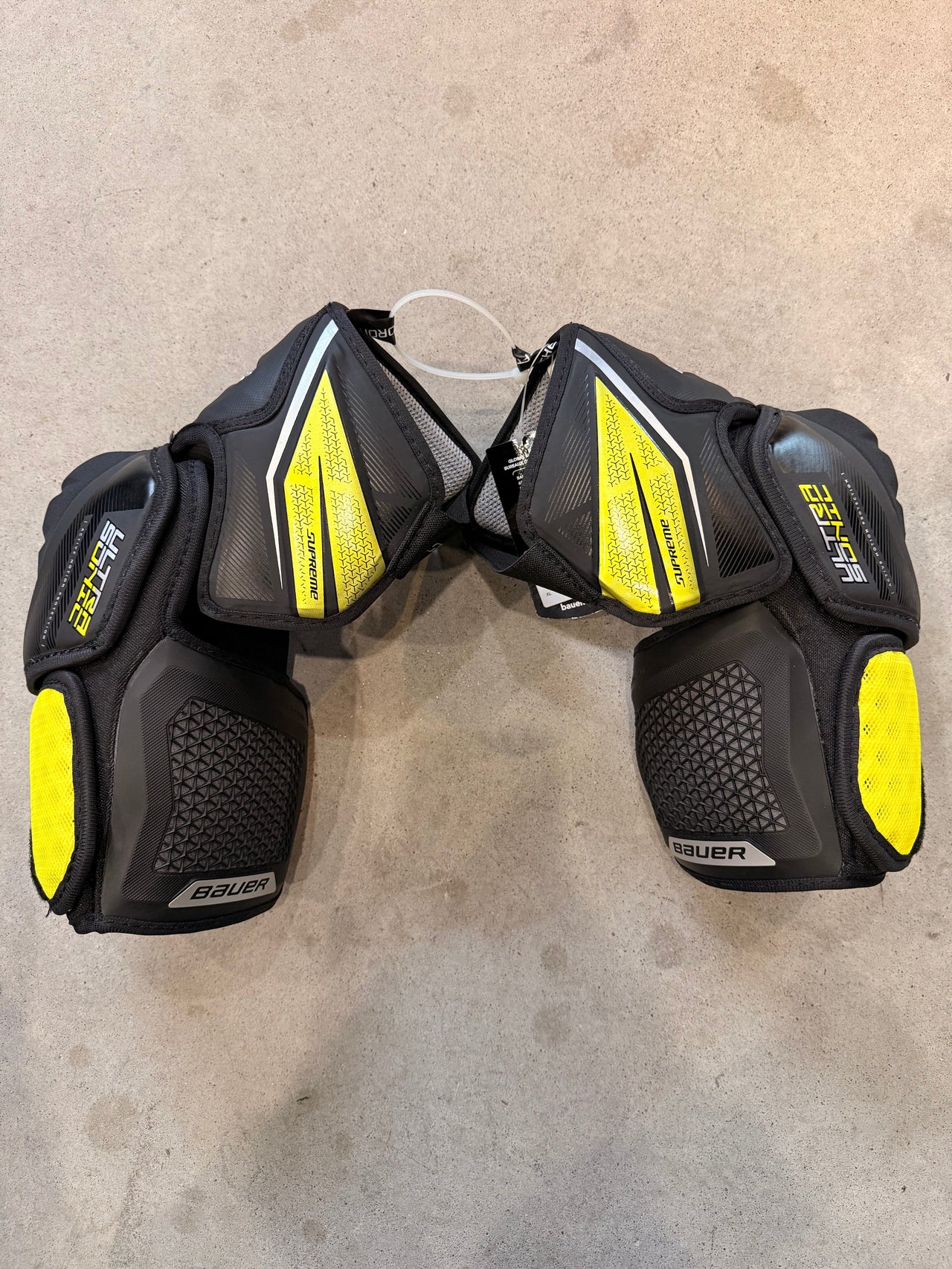 Bauer Supreme Ultrasonic Senior Extra Large Elbow Pads Pro Stock New
