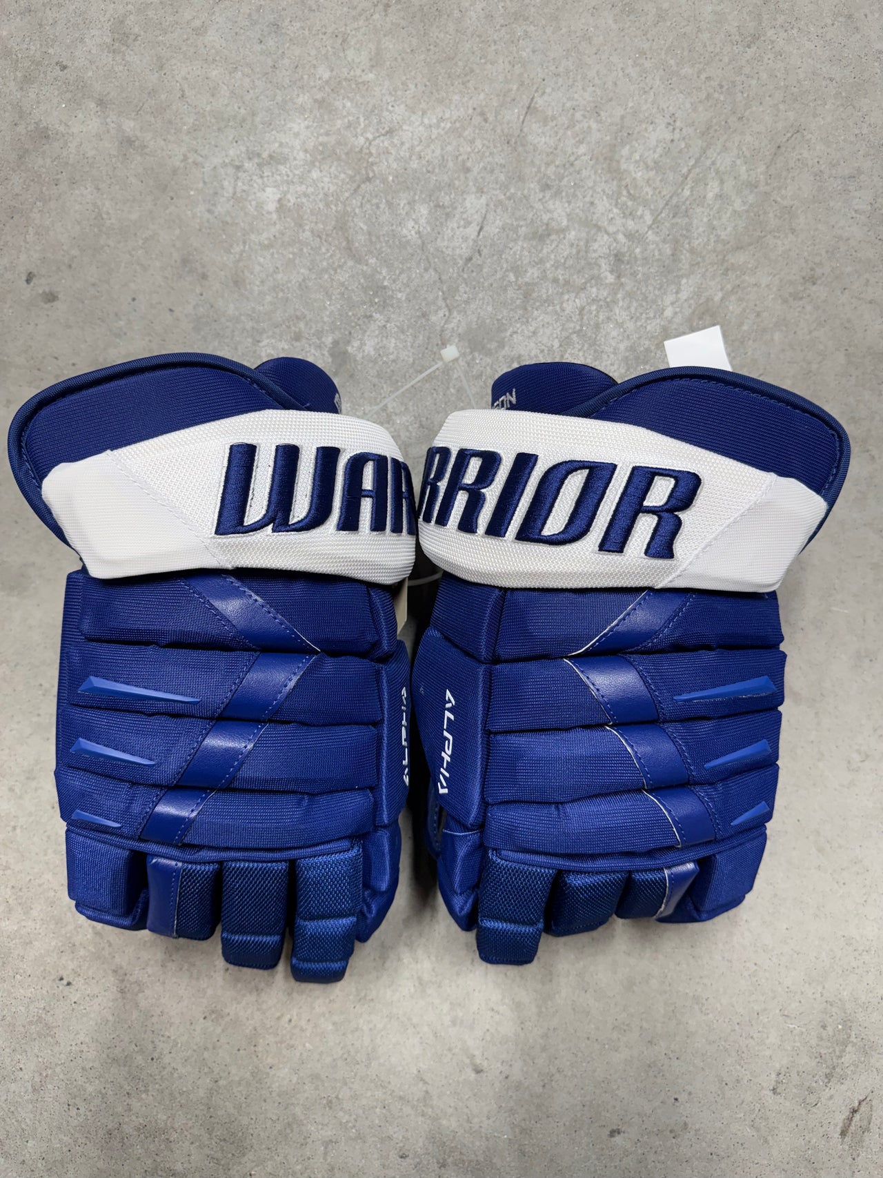 15” Warrior Alpha DX Hockey Gloves Toronto Maple Leafs Pro Stock New