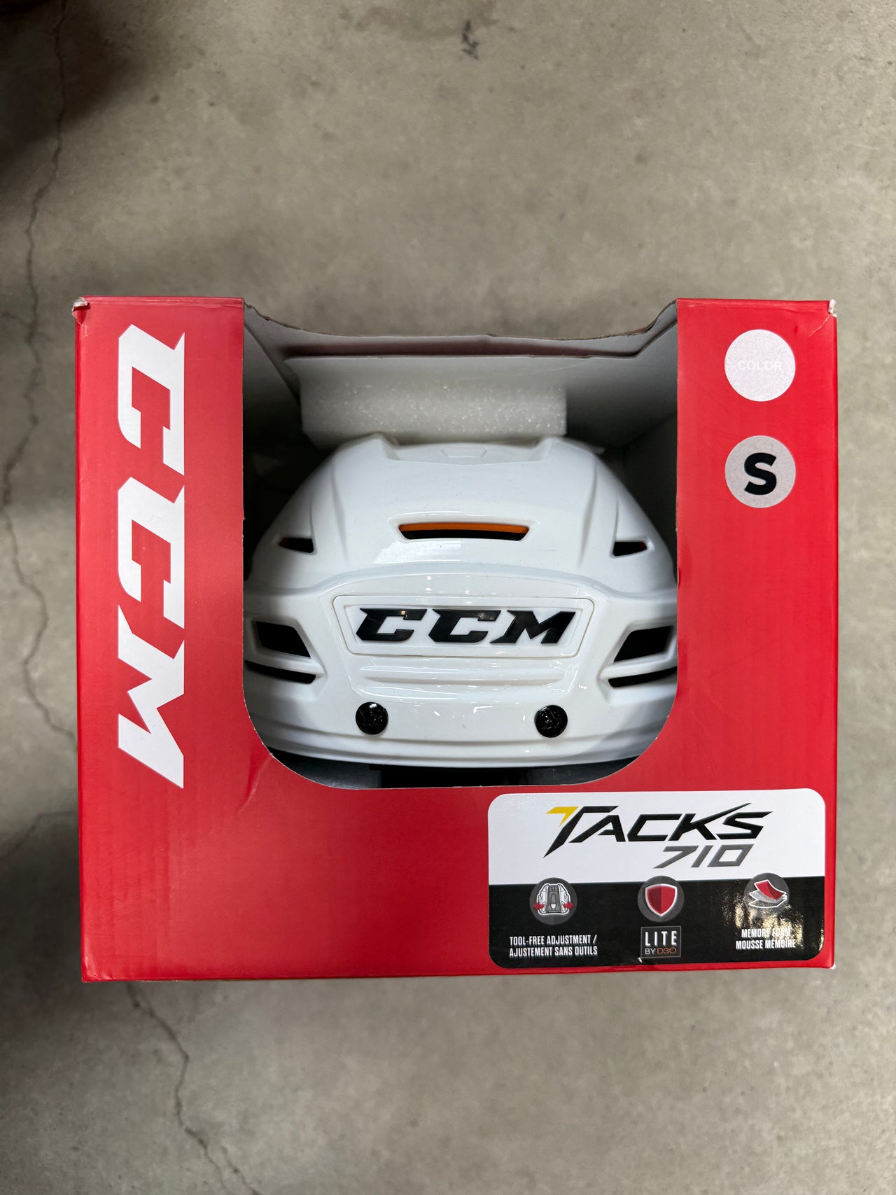 Small CCM TACKS 710 Dallas Stars Pro Stock Helmet (New)