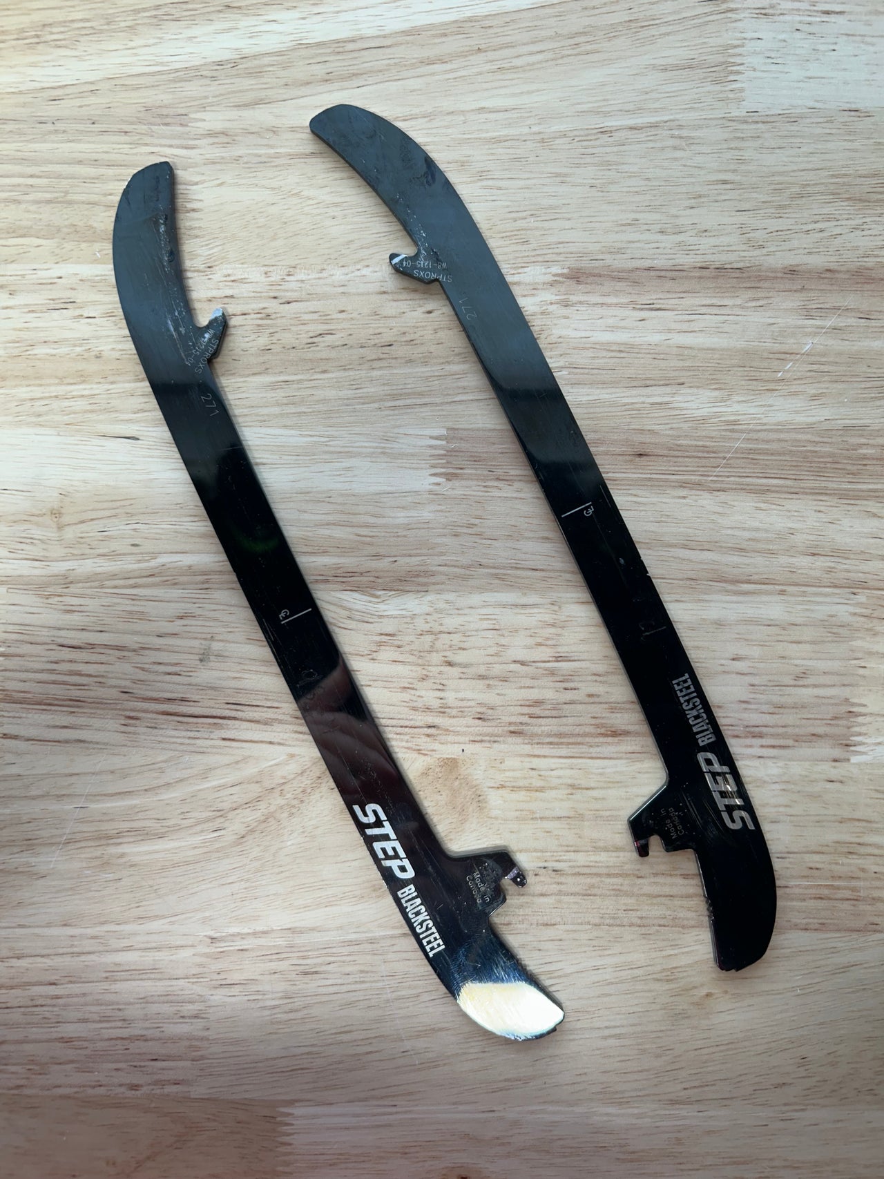 271mm CCM BLACK STEP STEEL Ottawa Senators Pro Stock (Blade/Runner)
