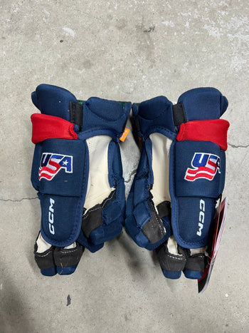 14” CCM Pro Stock Team USA Olympics Hockey Gloves (New)
