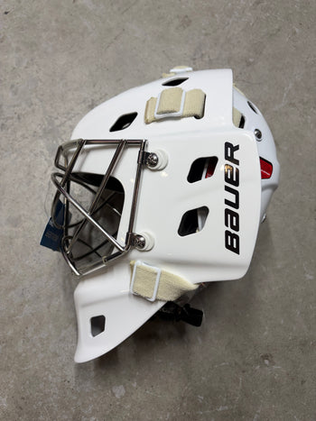 Small Bauer NME One NCAA Pro Stock Goalie Helmet (New)