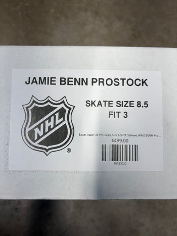 Bauer Vapor 2X Pro Skate Size 8.5 FIT 3 (New) JAIME BENN Pro Stock