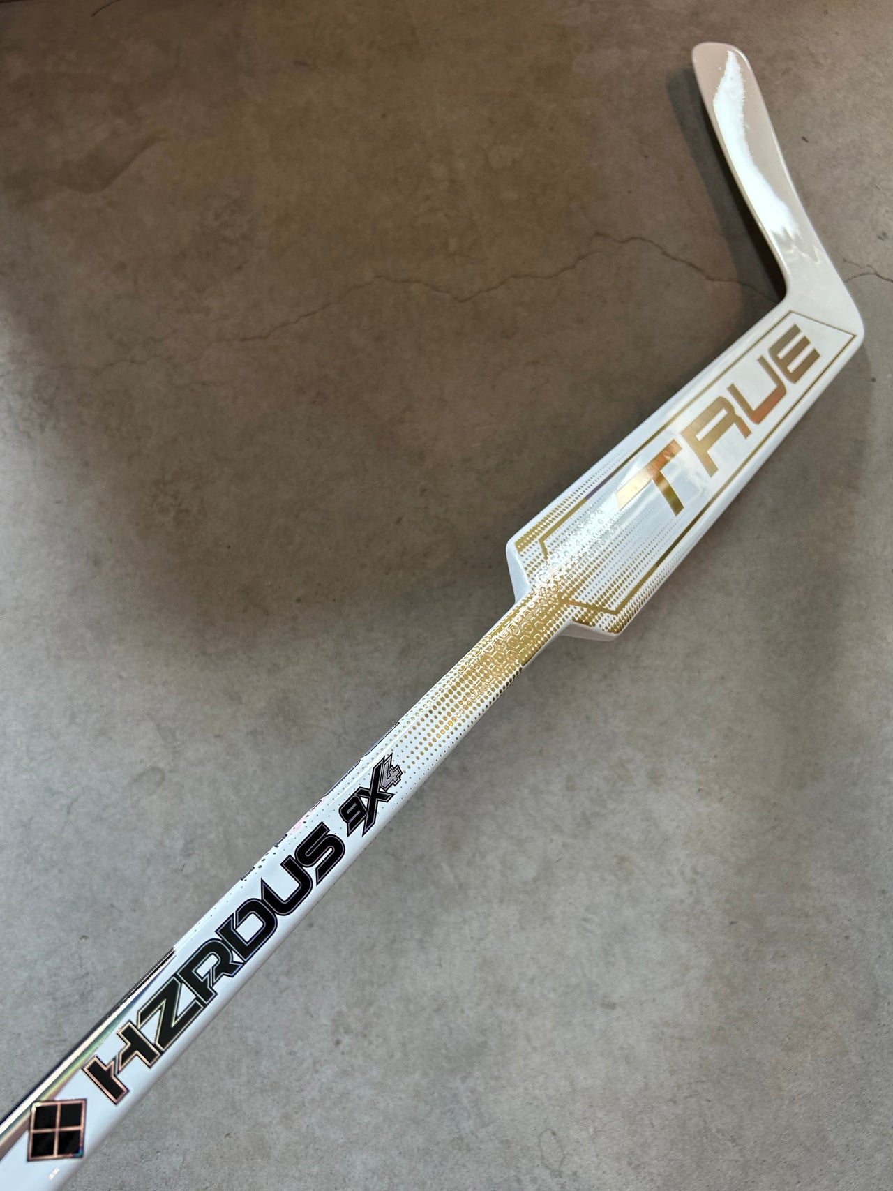 TRUE HZRDUS 9X4 GOALIE STICK - 25.5” PADDLE - REGULAR - NEW