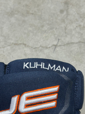 14” True Catalyst 9X Pro Stock Hockey Gloves New York Islanders (New)