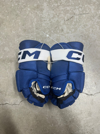 13” CCM HGPJSPP Toronto Maple Leafs Hockey Gloves (Used) NHL Prostock