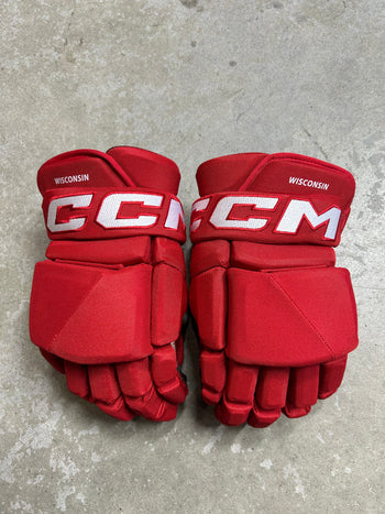 15” CCM Pro Stock NCAA Hockey Gloves (New)