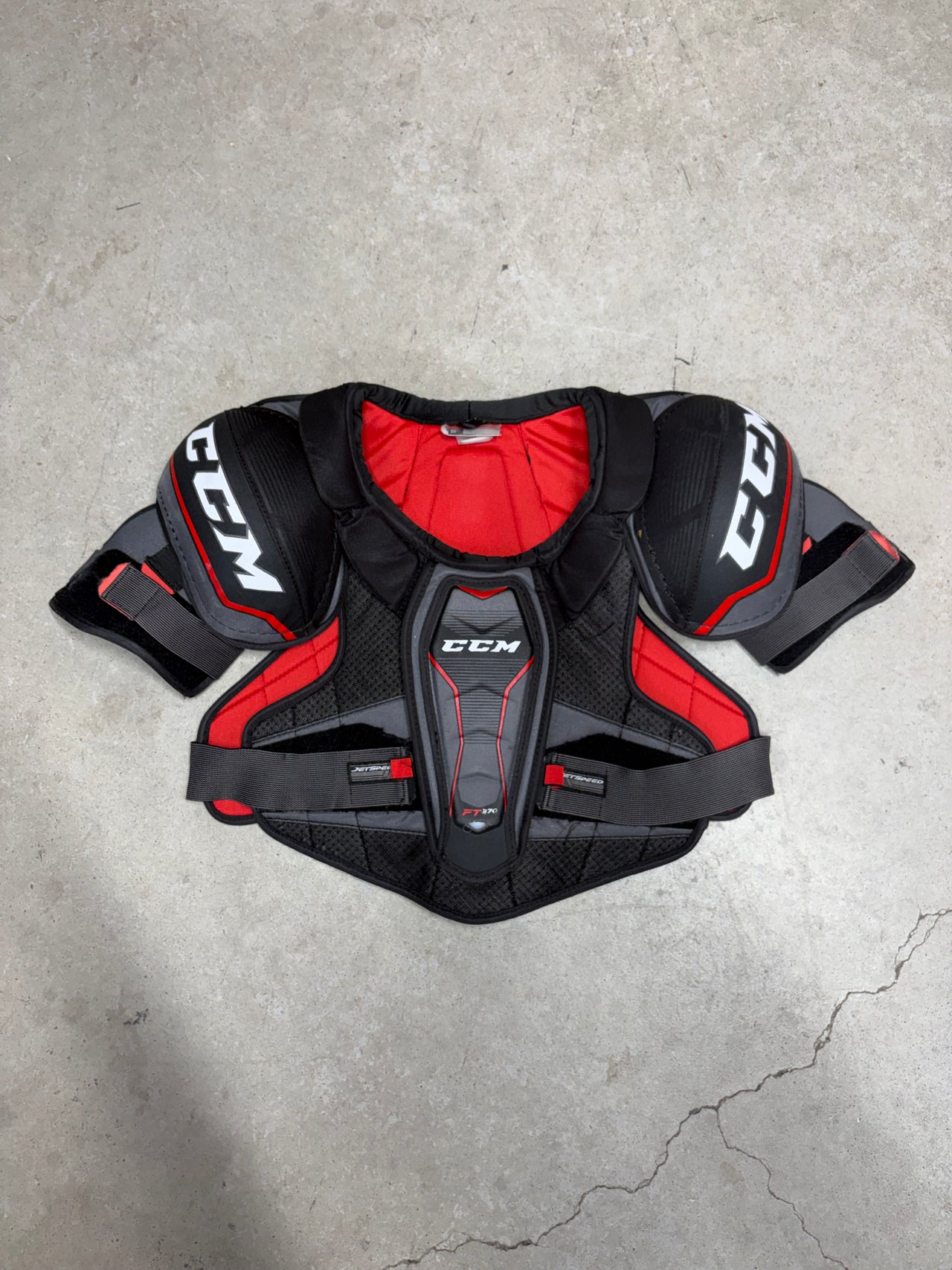 Large CCM Jetspeed FT370 Shoulder Pads (Used) Pro Stock