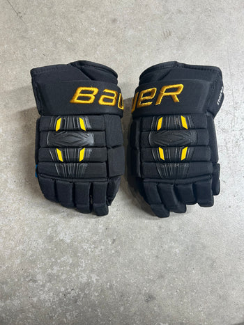 14” Bauer Pro Series Colorado College Gloves Pro Stock New