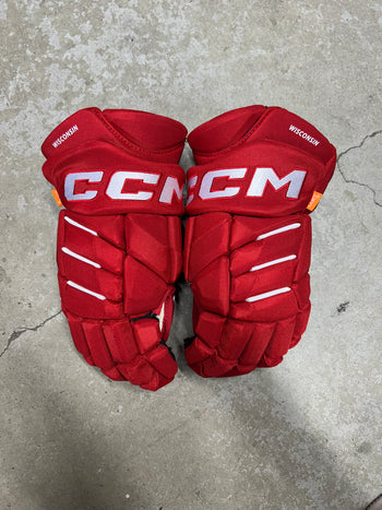 15” CCM Pro Stock NCAA Hockey Gloves (New)