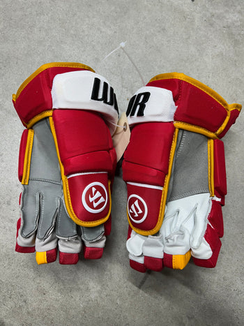 14” Warrior Alpha DX Pro Hockey Gloves Noah Hanifin (New) Calgary Flames NHL Prostock