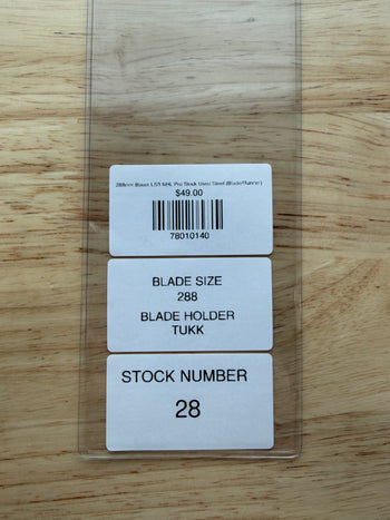 288mm Bauer LS3 NHL Pro Stock Used Steel (Blade/Runner)