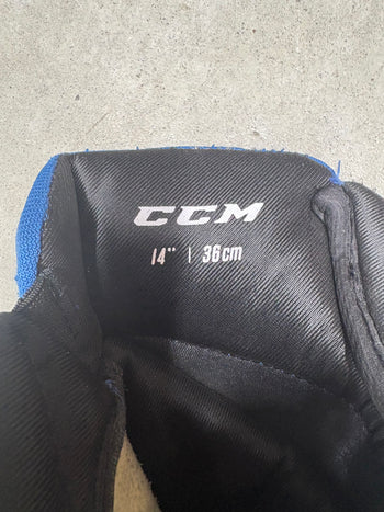14” CCM Pro Toronto Maple Leafs Hockey Gloves (New)